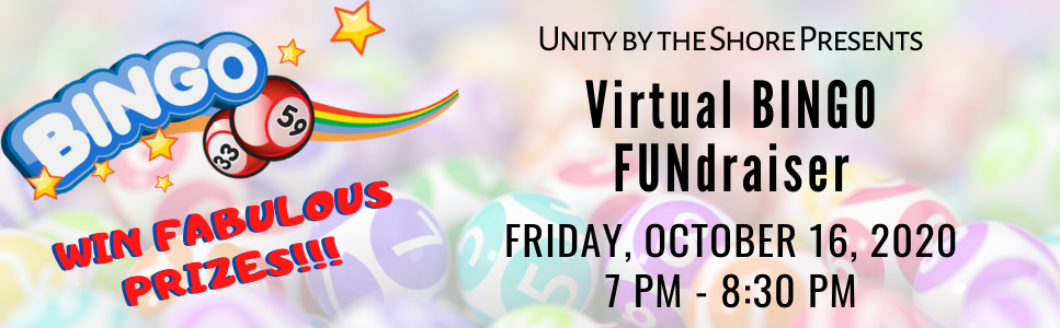 Friday, October 16, 2020 Virtual Bingo FUNdraiser
